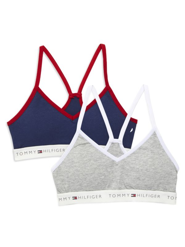 Tommy Hilfiger Girl's 2-Pack Racerback Sports Bras